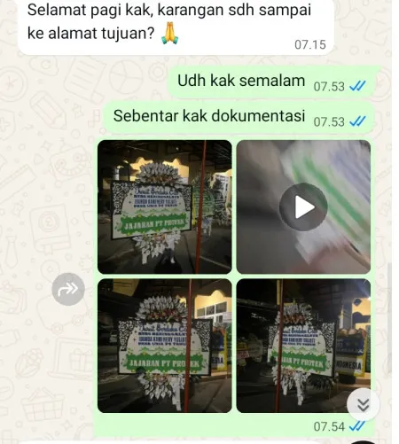 Pengiriman Papan Bunga Selamat Sranten Karanggede