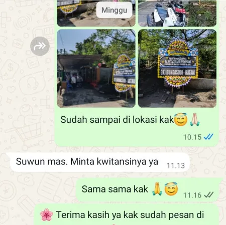 Pengiriman Papan Bunga Duka Sranten Karanggede