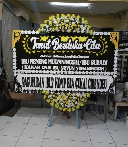 Papan Bunga Duka Sranten Karanggede