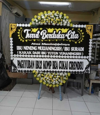 Papan Bunga di Sranten Karanggede